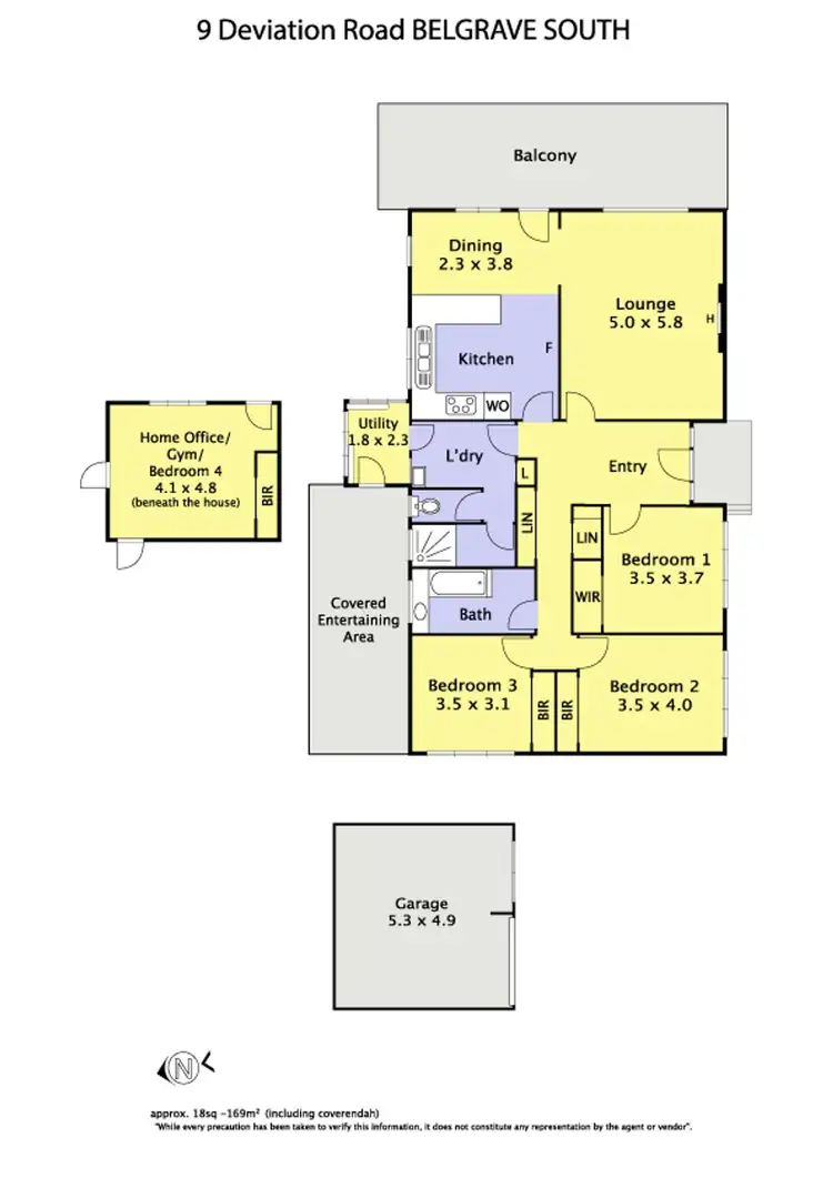 Floorplan of Homely house listing, 9 Deviation Road, Belgrave South VIC 3160