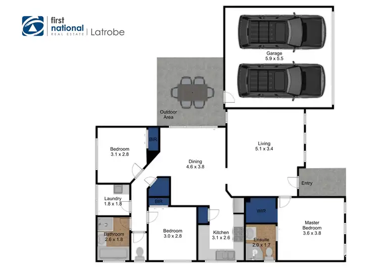 Floorplan of Homely house listing, 97A Albert Street, Rosedale VIC 3847