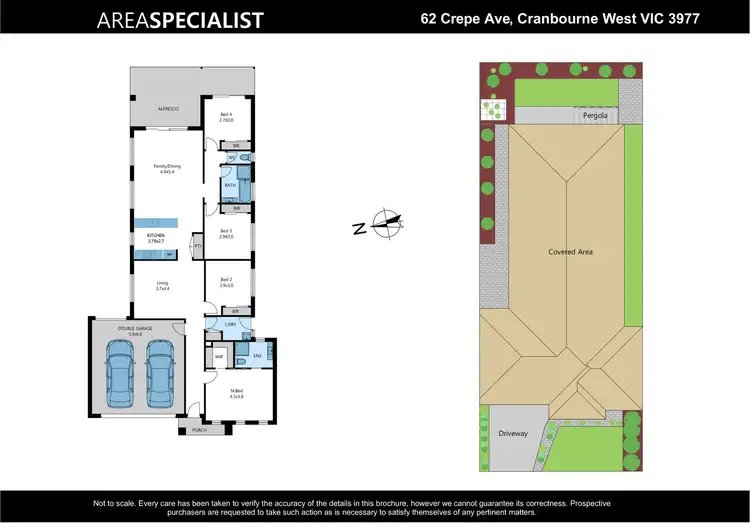 Floorplan of Homely house listing, 62 Crepe Avenue, Cranbourne West VIC 3977
