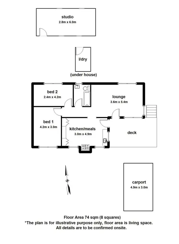 Floorplan of Homely house listing, 1 Wombalana Road, Selby VIC 3159