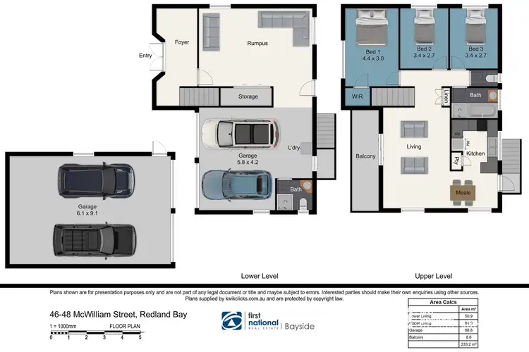 Floorplan of Homely house listing, 46-48 McWilliam Street, Redland Bay QLD 4165