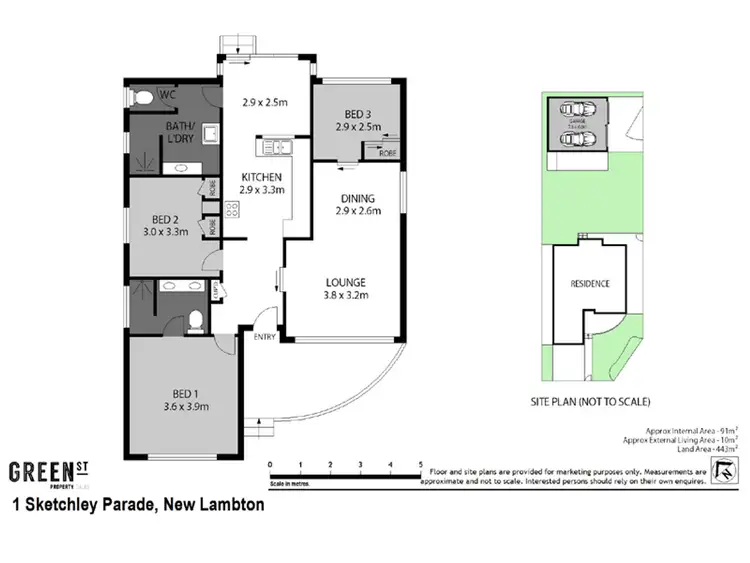 Floorplan of Homely house listing, 1 Sketchley Parade, New Lambton NSW 2305