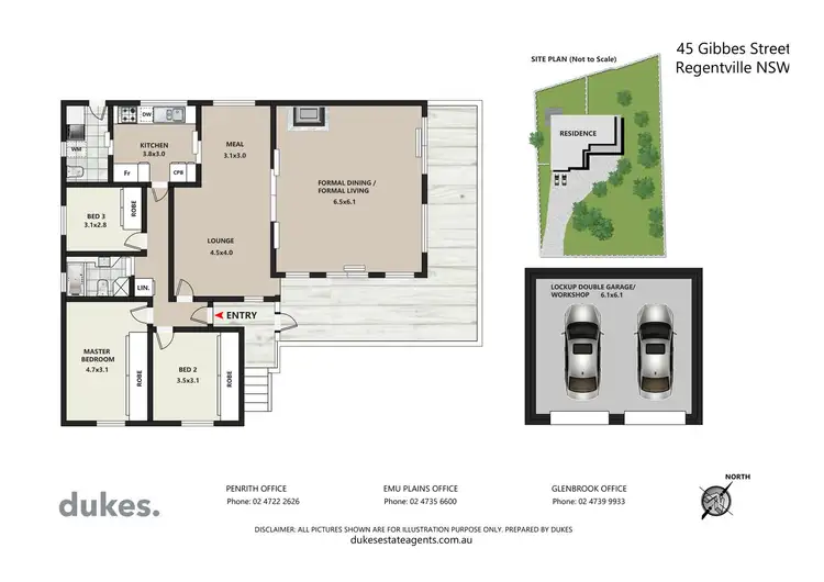 Floorplan of Homely house listing, 45 Gibbes Street, Regentville NSW 2745