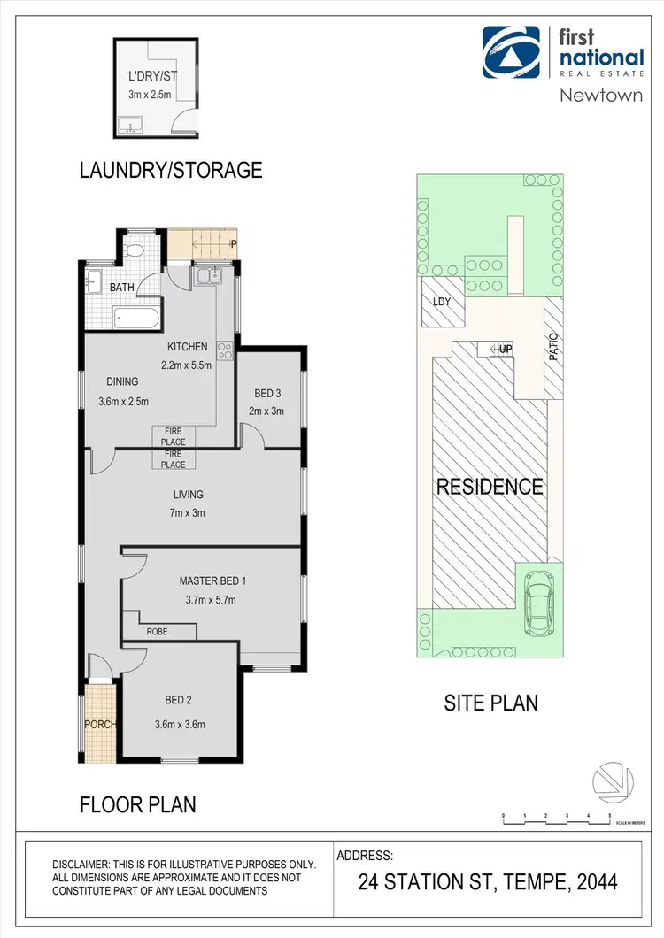 Floorplan of Homely house listing, 24 Station Street, Tempe NSW 2044