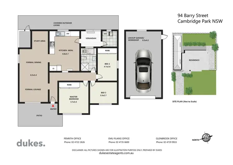 Floorplan of Homely house listing, 94 Barry Street, Cambridge Park NSW 2747