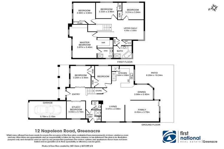 Floorplan of Homely house listing, 12 Napoleon Road, Greenacre NSW 2190
