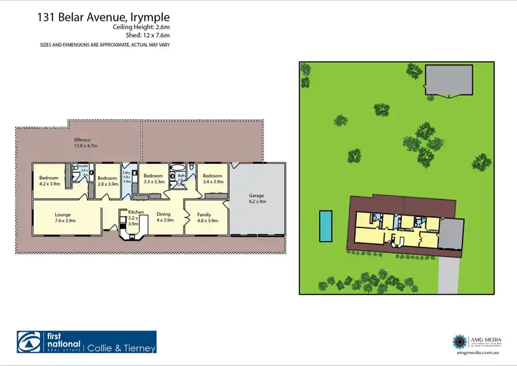Floorplan of Homely house listing, 131 Belar Avenue, Irymple VIC 3498