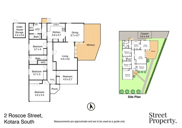 Floorplan of Homely house listing, 2 Roscoe Street, Kotara South NSW 2289