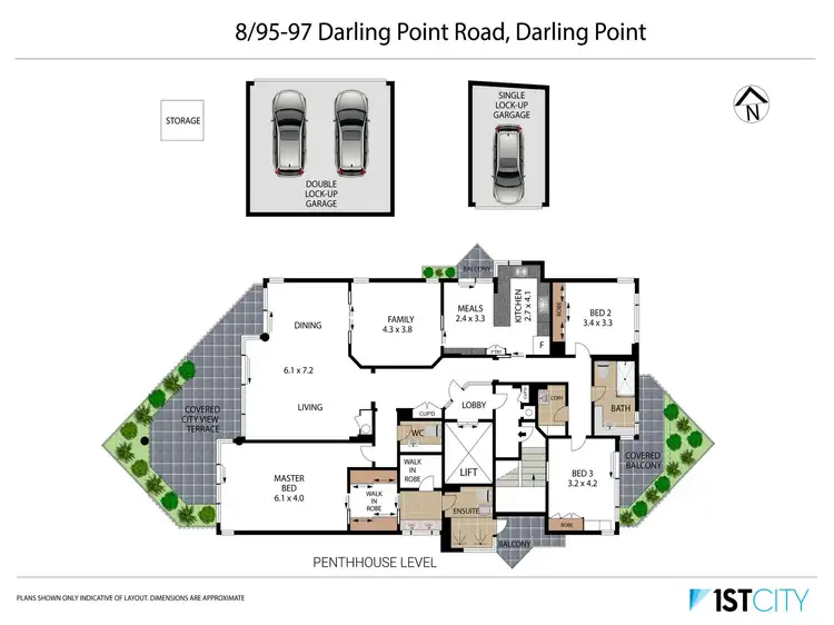 Floorplan of Homely apartment listing, 8/95-97 Darling Point Road, Darling Point NSW 2027