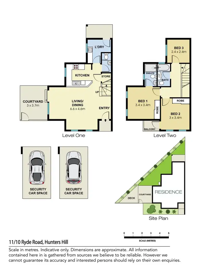 Floorplan of Homely house listing, 11/10 Ryde Road, Hunters Hill NSW 2110