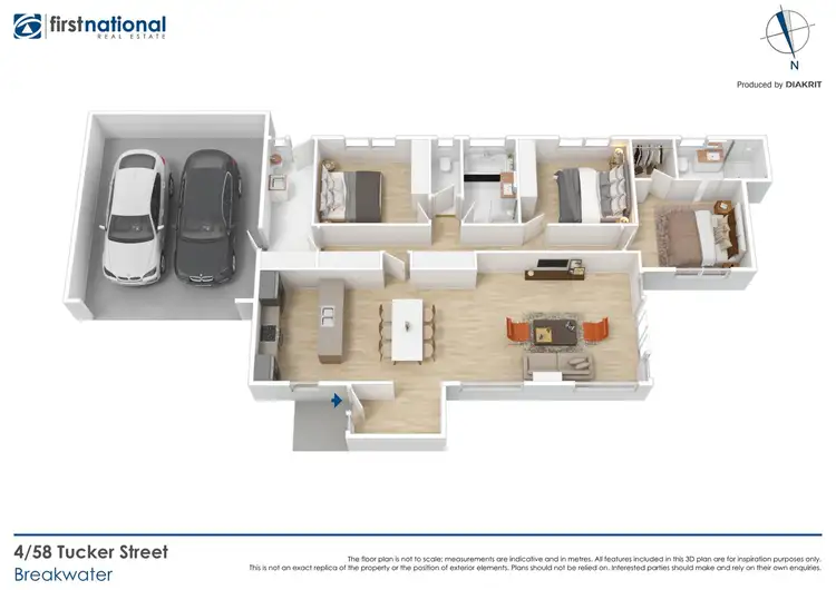 Floorplan of Homely unit listing, 4/58 Tucker Street, Breakwater VIC 3219