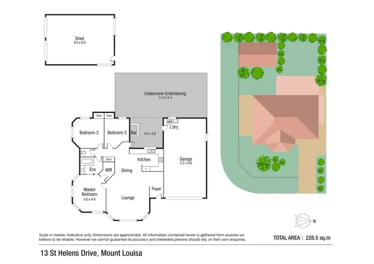 Floorplan of Homely house listing, 13 Saint Helens Drive, Mount Louisa QLD 4814