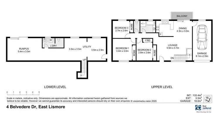 Floorplan of Homely house listing, 4 Belvedere Drive, East Lismore NSW 2480