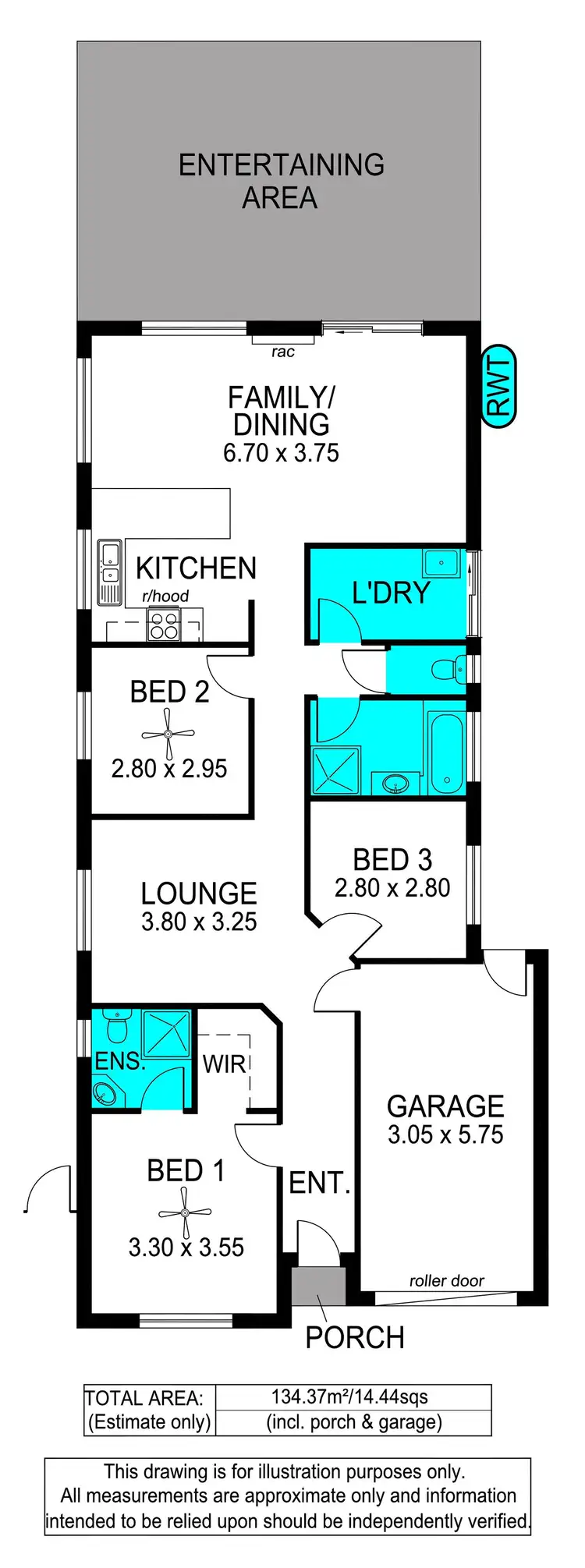 Floorplan of Homely house listing, 13 Hyde Street, Salisbury North SA 5108
