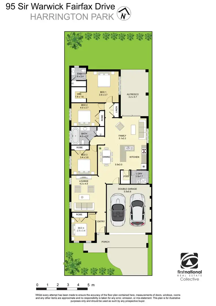 Floorplan of Homely house listing, 95 Sir Warwick Fairfax Drive, Harrington Park NSW 2567