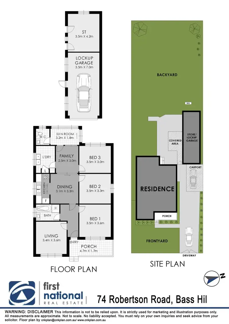 Floorplan of Homely house listing, 74 Robertson Road, Bass Hill NSW 2197