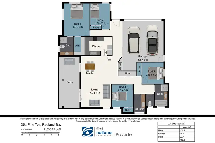 Floorplan of Homely house listing, 25a Pine Terrace, Redland Bay QLD 4165