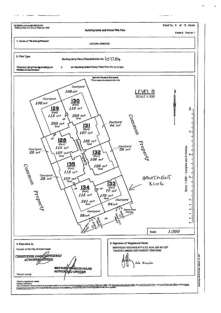 Floorplan of Homely apartment listing, 3106/2 Activa Way, Hope Island QLD 4212