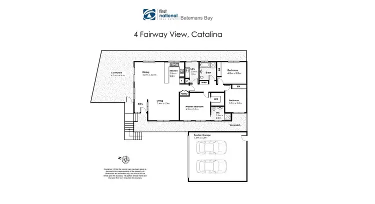 Floorplan of Homely house listing, 4 Fairway View, Catalina NSW 2536