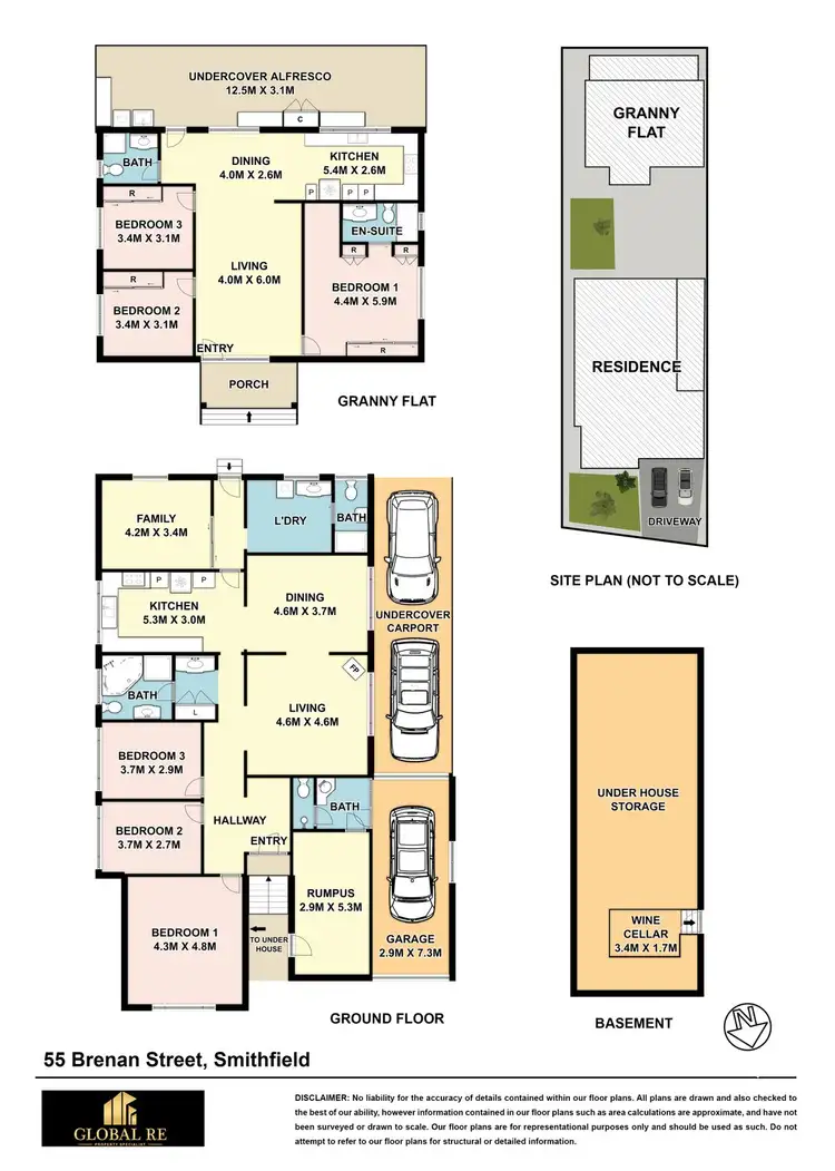 Floorplan of Homely house listing, 55 Brenan Street, Smithfield NSW 2164