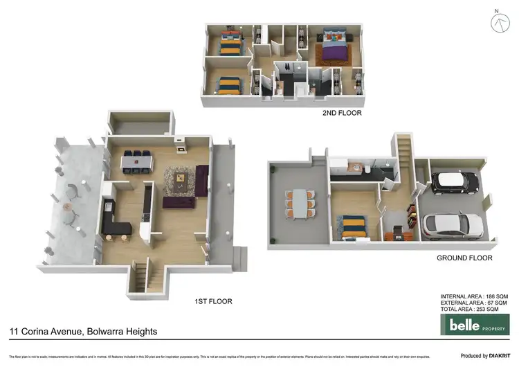 Floorplan of Homely house listing, 11 Corina Ave, Bolwarra Heights NSW 2320