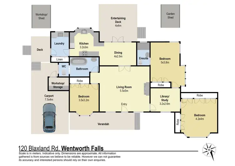 Floorplan of Homely house listing, 120 Blaxland Road, Wentworth Falls NSW 2782