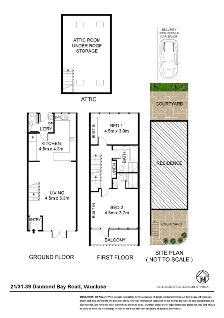 Floorplan of Homely house listing, 21/31-39 Diamond Bay Road, Vaucluse NSW 2030