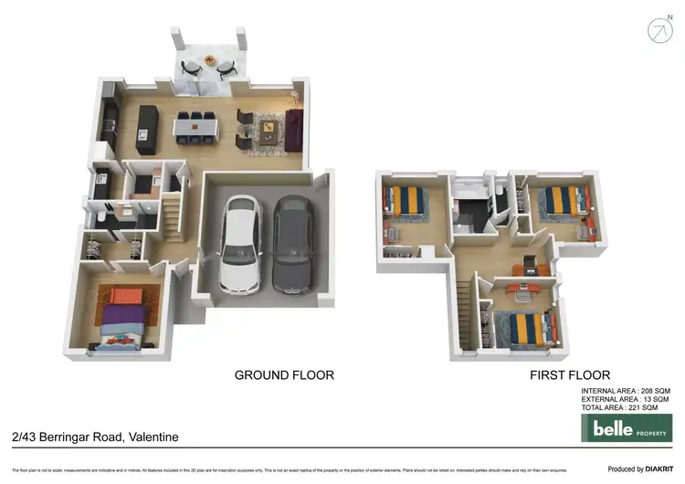 Floorplan of Homely house listing, 2/43 Berringar Road, Valentine NSW 2280