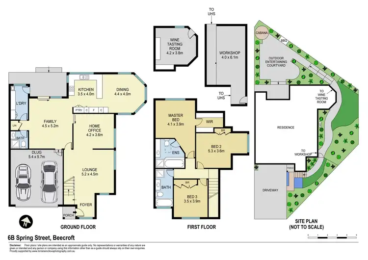 Floorplan of Homely semi-detached listing, 6B Spring Street, Beecroft NSW 2119