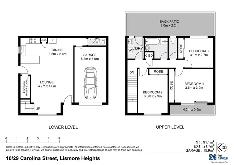 Floorplan of Homely unit listing, 10/29 Carolina Street, Lismore Heights NSW 2480