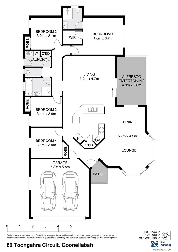 Floorplan of Homely house listing, 80 Toongahra Circuit, Goonellabah NSW 2480