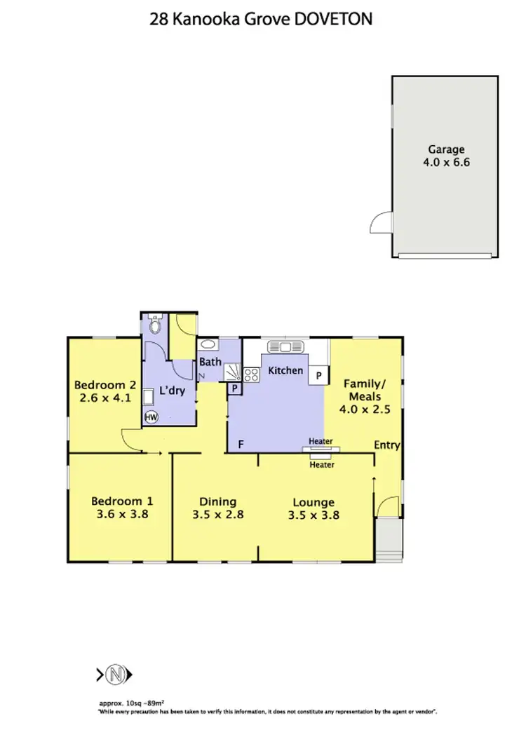 Floorplan of Homely house listing, 28 Kanooka Grove, Doveton VIC 3177
