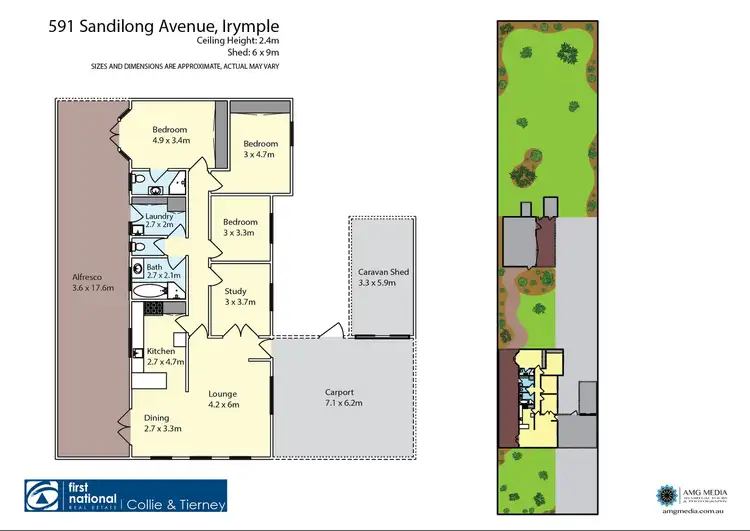 Floorplan of Homely house listing, 591 Sandilong Avenue, Irymple VIC 3498