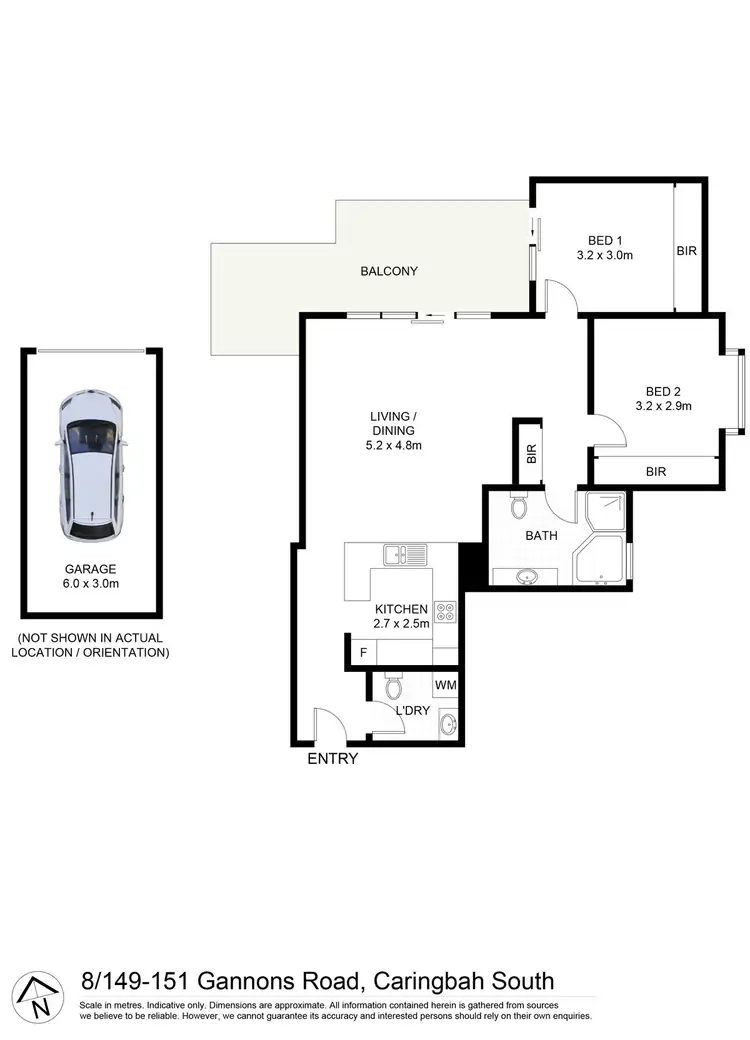 Floorplan of Homely apartment listing, 8/149-151 Gannons Road, Caringbah South NSW 2229