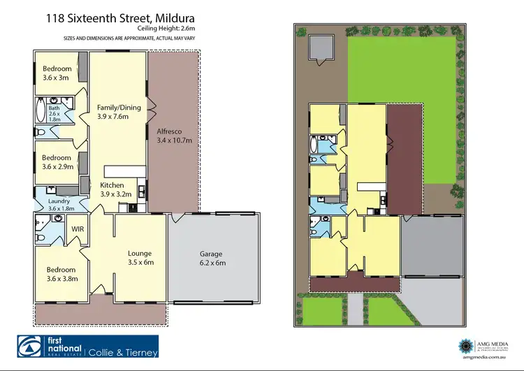 Floorplan of Homely house listing, 118 Sixteenth Street, Mildura VIC 3500