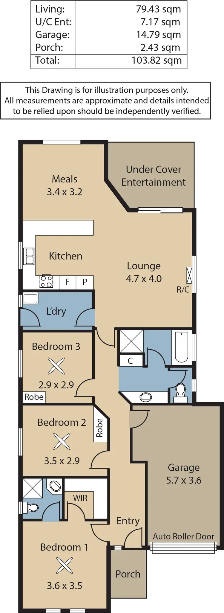 Floorplan of Homely house listing, 9 Queensberry Way, Blakeview SA 5114