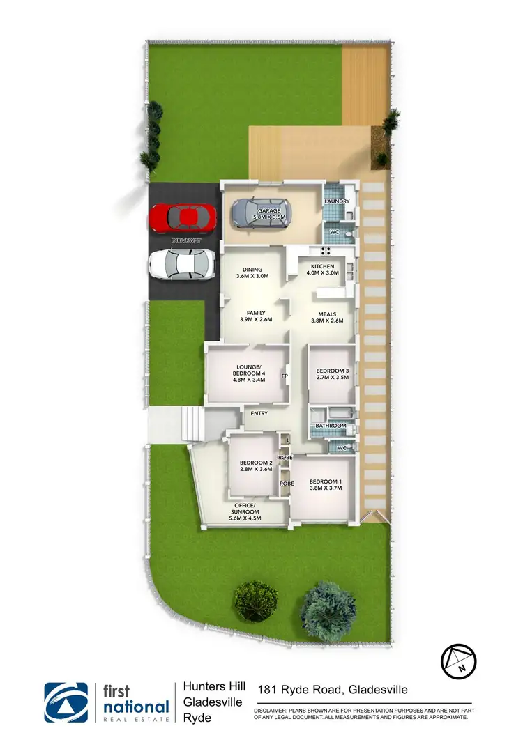 Floorplan of Homely house listing, 181 Ryde Road (entrance on Halcyon Street), Gladesville NSW 2111