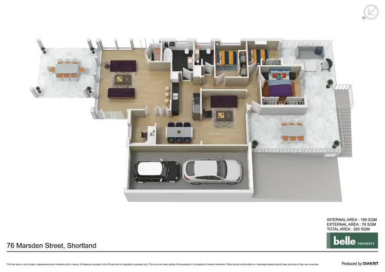 Floorplan of Homely house listing, 76 Marsden Street, Shortland NSW 2307