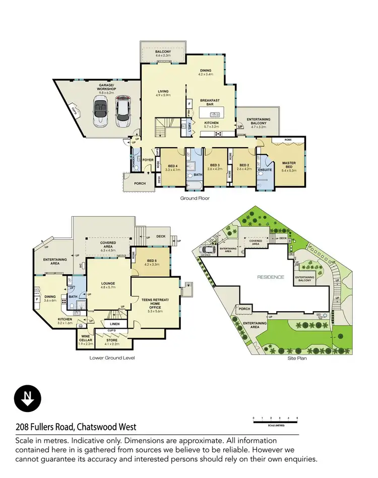 Floorplan of Homely house listing, 208 Fullers Road, Chatswood NSW 2067