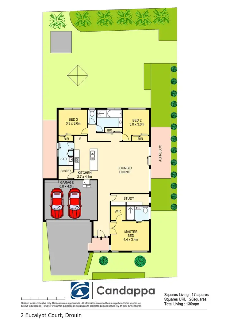 Floorplan of Homely house listing, 2 Eucalypt Court, Drouin VIC 3818
