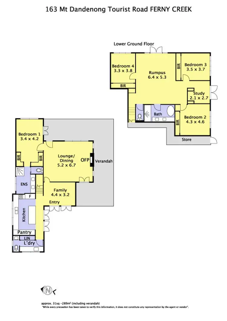 Floorplan of Homely house listing, 163 Mount Dandenong Tourist Road, Ferny Creek VIC 3786