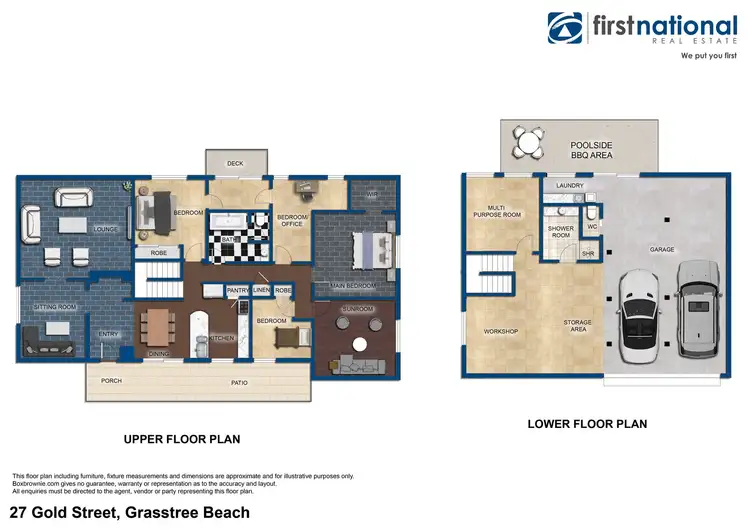 Floorplan of Homely house listing, 27 Gold Street, Grasstree Beach QLD 4740