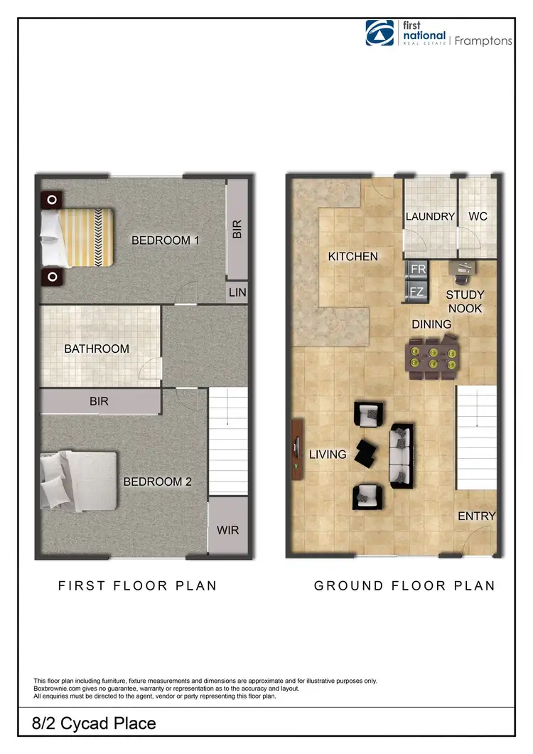 Floorplan of Homely unit listing, 8/2 Cycad Place, Sadadeen NT 870