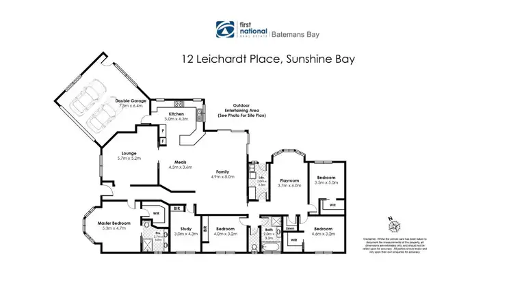 Floorplan of Homely house listing, 12 Leichhardt Place, Sunshine Bay NSW 2536