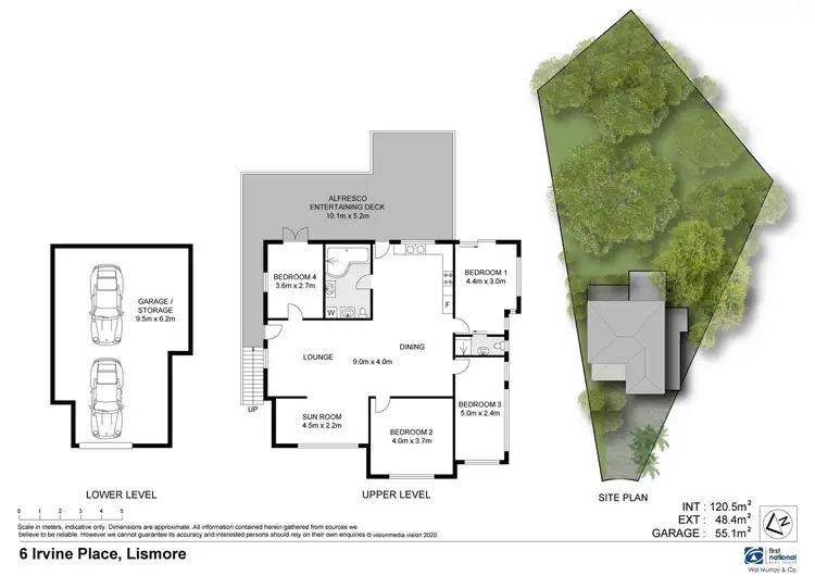 Floorplan of Homely house listing, 6 Irvine Place, Lismore NSW 2480