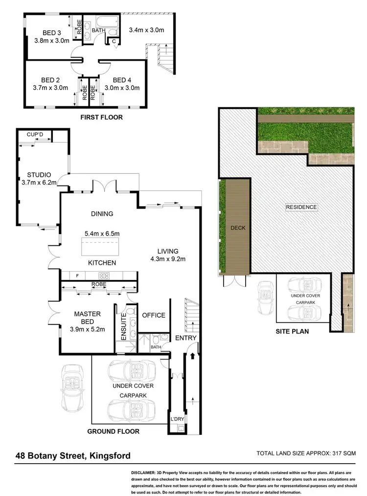 Floorplan of Homely house listing, 48B Botany Street, Kingsford NSW 2032