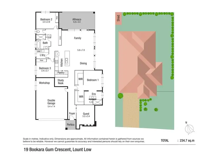Floorplan of Homely house listing, 19 Bookara Gum Crescent, Mount Low QLD 4818