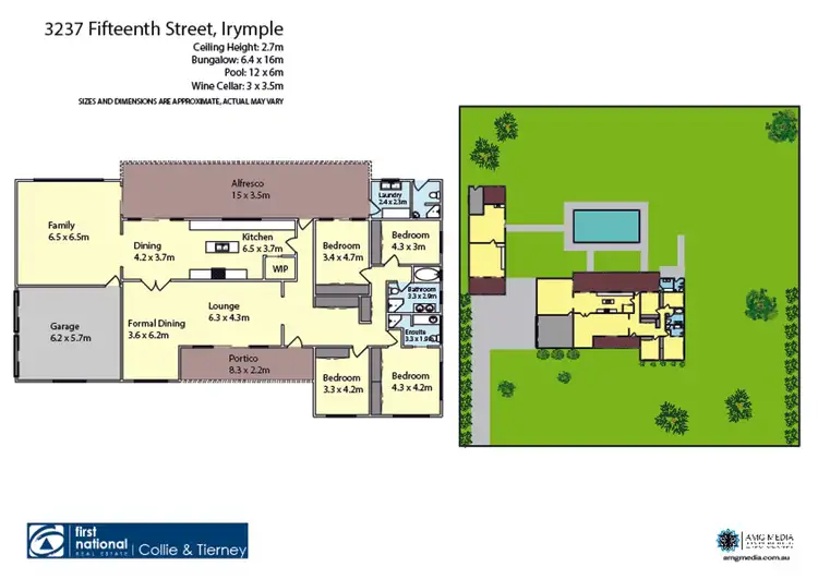 Floorplan of Homely house listing, 3237 Fifteenth Street, Irymple VIC 3498