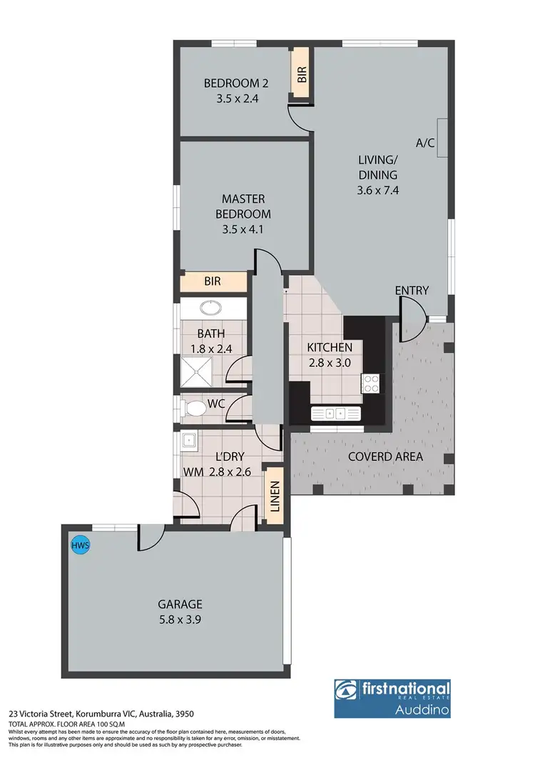 Floorplan of Homely unit listing, 4/23 Victoria Street, Korumburra VIC 3950