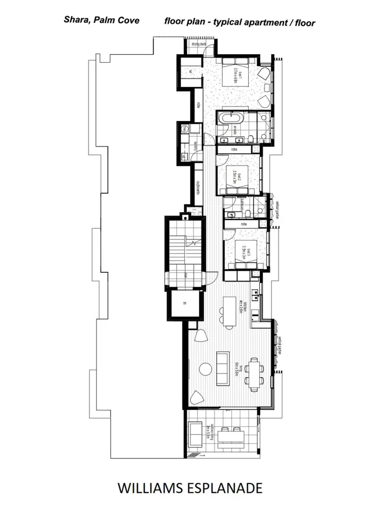 Floorplan of Homely apartment listing, 4/71 Williams Esplanade, Palm Cove QLD 4879